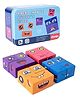 YAMAMA Wooden Puzzle Face Change Rubik Cube Puzzle Game Face-Changing Educational Magic Cube Building Blocks Puzzle For Kids  Multicolor