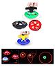 YAMAMA Spinning Toys Flashing Pec-Top Toys For Kids Colorful Spinning Top Toy With LED Light Music And Laser Flash Top Toys  (Pack of 3  Color May Vary)