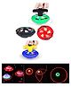 YAMAMA Spinning Toys Flashing Pec-Top Toys For Kids Colorful Spinning Top Toy With LED Light Music And Laser Flash Top Toys  (Pack of 1  Color May Vary)