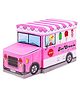 Bunie Ice Cream Van Theme Foldable Ottoman Storage Box  Pink