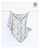 Cocoon Care Bamboo Muslin Terry Leaves Printed Hooded Towel - Green