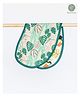 Cocoon Care 0 to 6 Months 2 in 1 Bamboo Bib and Burp Cloth  ultra soft highly absorbent - Dark Green
