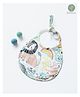 Cocoon Care Unisex Bamboo Terry Muslin Bib Double sided - Multicolor