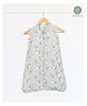 Cocoon Care Bamboo Muslin Baby Sleep Sack, Quilted Layer Sleeping Bag, wearable blanket - Grey