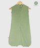 Cocoon Care Bamboo Muslin Baby Sleep Sack, Quilted Layer Sleeping Bag, wearable blanket - Green