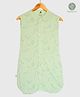 Cocoon Care Unisex Bamboo sleeping bag / wearable blanket / Sleep sack with foot opening Light Green