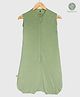 Cocoon Care Unisex Bamboo sleeping bag / wearable blanket / Sleep sack with foot opening Green