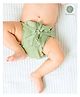 Cocoon Care Bamboo Cotton Leak-Proof Cloth Langot Large Printed - Green | Reusable Nappy | Designed for Short Term Comfy Wear | Mess Free