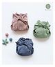 Cocoon Care Unisex bamboo knitted fabric Multicolor cloth nappy with extra padding for Baby (Pack of 3) 0 to 3 Months