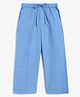 Campana 100% Cotton Solid Trousers - True Blue