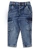 My Milestones 100% Cotton Denim Pocket Detailed Jeans - Blue