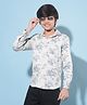 CRIMSOUNE CLUB Full Sleeves Floral Printed Shirt - Grey