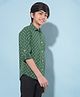 CRIMSOUNE CLUB Full Sleeves Corn Printed Shirt - Green