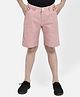 CRIMSOUNE CLUB Solid Shorts - Pink