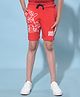 CRIMSOUNE CLUB Game Theme Printed Shorts - Red