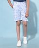 CRIMSOUNE CLUB Leaves Printed Shorts - Blue