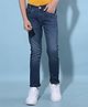 CRIMSOUNE CLUB Cotton Solid Jeans - Blue