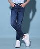 CRIMSOUNE CLUB Cotton Solid Jeans -  Blue