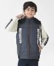 CRIMSOUNE CLUB Full Sleeves Text Printed Hooded Jacket - Navy
