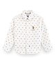 US Polo Assn Cotton Full Sleeves Printed Shirt - White
