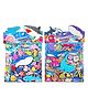 WISHKEY Ocean World Theme 3D Puffy Stickers, DIY Self Adhesive Aesthetic Stickers for Decorating Notebook, Diaries, Scrap Book, Stationery Items for Kids, (Multicolor, Pack of 2)