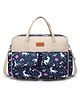 Motherly Grace Tote Diaper Bag for Mothers for Travel with Changing Mat and 6-Month Assurance| Maternity Hospital Bag for Newborn | Water-Resistant Baby Bag for mom-Unicorn Blue