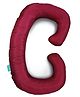 motherly Maternity Pillow for Pregnancy Sleeping, C-Shaped Pillow, Full Body Support Pillow, Washable Cover with Zip, Ideal for Pregnant Women & Nursing Moms (Dark Pink)