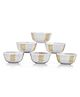 Superware Melamine Veg Bowl - Golddeko   (Set of 6)