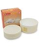 Superware Melamine Tea Coaster Set with stand  -Super Pearl ( Set of 8 )
