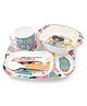 Superware Melamine Kids  Dinner Set- Barbie -Fun in the Sun ( Set of 5 )