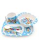 Superware Melamine Kids Dinner Set- Doraemon-Rainbow ( Set of 5 )