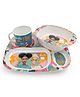 Superware Melamine Kids  Dinner Set- Barbie -Fun in the Sun ( Set of 3 )