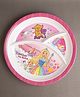 Superware Melamine  3 Section Plate - Barbie Shine