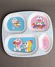 Superware Melamine  3 Section Plate - Doraemon  Sweet