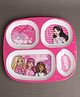 Superware Melamine 4 Section Plate - Barbie-Wispy Forest