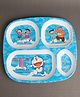 Superware Melamine  4 Section Plate - Doraemon Sky