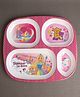 Superware Melamine  4 Section Plate - Barbie Shine