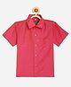 THANGAMAGAN Half Sleeves Solid  Shirt - Pink