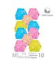 Chirsh Cloth Diapers/Nappies New Born Baby Cloth Nappies With String Medium Size Organic Cotton Cloth Nappy Washable & Reusable Langot (0-6 Months) - Multi Color