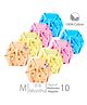 Chirsh New Born Baby Cloth Diapers/Nappies Organic Cotton Cloth Nappy Cloth Nappies With String Washable & Reusable Langot Medium - Multi Color