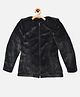 CRIMSOUNE CLUB Full Sleeves Solid Blazer - Black