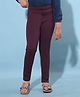 CRIMSOUNE CLUB Solid Treggings - Maroon