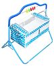 VParents New Born Baby Crib Bassinet cot Swing Cradle Jhula Palna (Blue) - Rosy