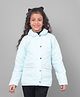CRIMSOUNE CLUB Full Sleeves Shimmer Detailed Jacket - Light Blue