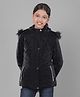 CRIMSOUNE CLUB Full Sleeves Solid Jacket - Black