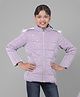 CRIMSOUNE CLUB Full Sleeves Abstract Printed Jacket - Purple