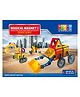 AKN TOYS 48 PCS Construction Excavator Vehicle Robot Magical Magnetic Tiles Building Blocks Bricks 3D Puzzle  - COLOR MAY VARY