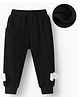 Kookie Kids Full Length Solid Lounge Pant - Black
