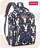 Babyhug Multifunctional Diaper Backpack Bunny Print- Navy Blue