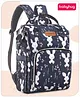 Babyhug Multifunctional Diaper Backpack Bunny Print- Navy Blue